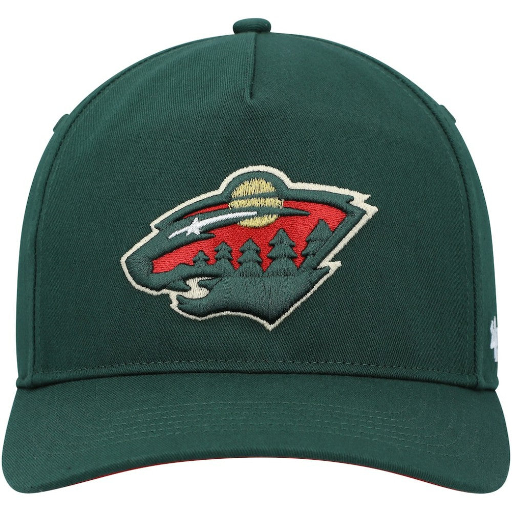 Minnesota Wild '47 Primary Hitch Snapback Hat - Green | US 200021872
