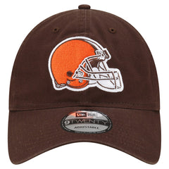 Cleveland Browns New Era Distinct 9TWENTY Adjustable Hat - Brown Hats