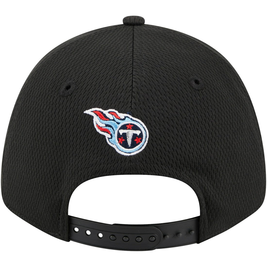 Tennessee Titans New Era Top Visor 9FORTY Adjustable Hat - Black Hats