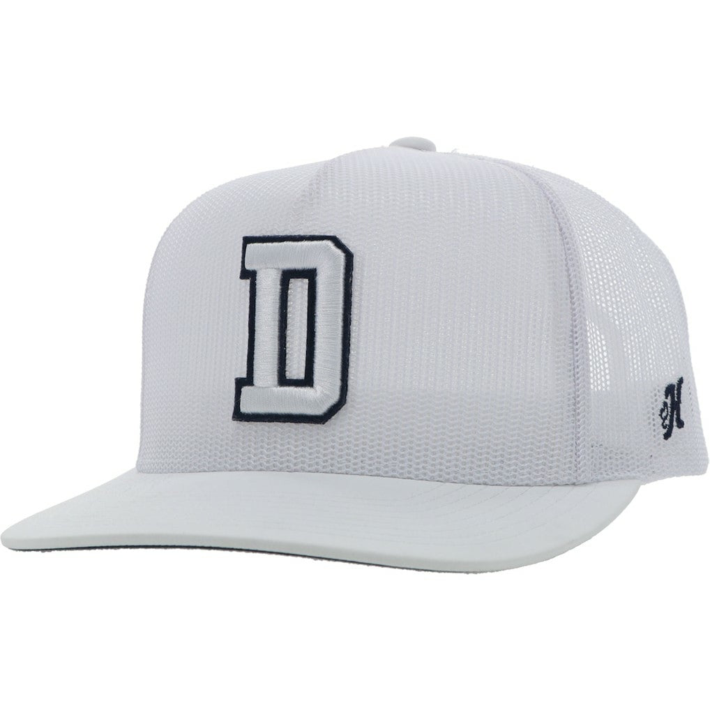 Dallas Cowboys HOOey All Mesh Trucker Adjustable Hat - White Hats