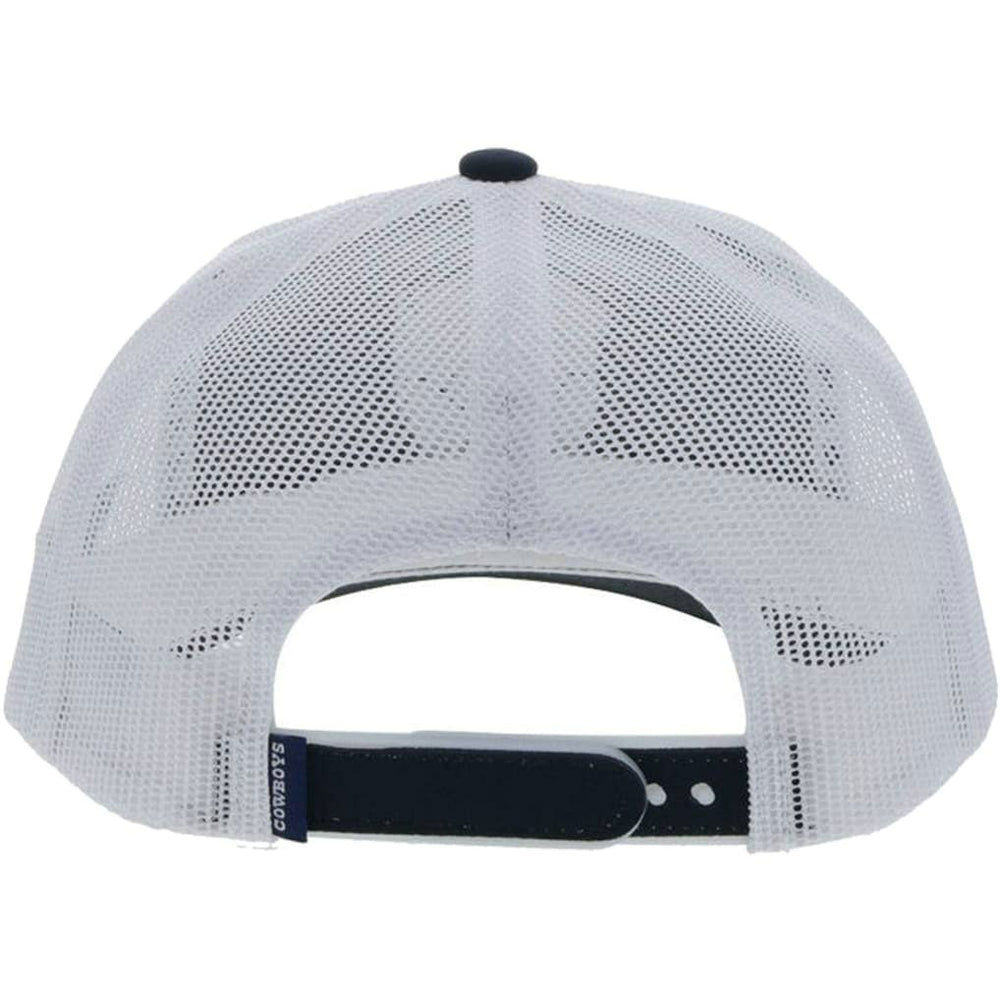 Dallas Cowboys HOOey Rope Flag Trucker Adjustable Hat - Navy/White Hats
