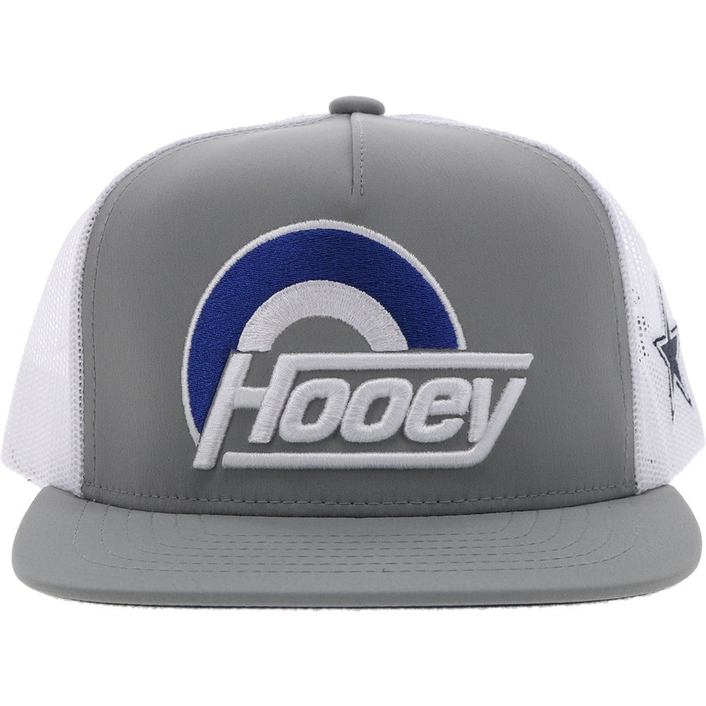 Dallas Cowboys HOOey Youth Logo Trucker Snapback Hat - Silver/White Hats