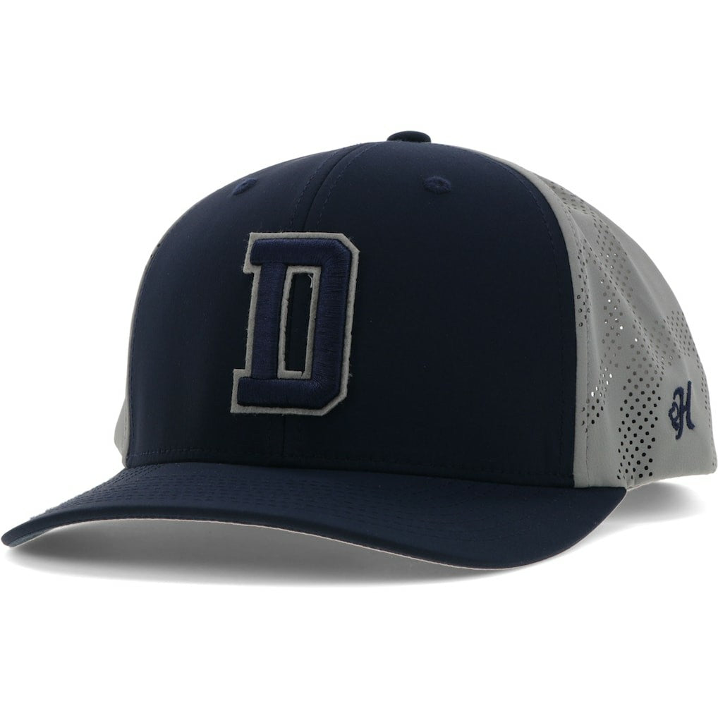 Dallas Cowboys HOOey D Logo Trucker Adjustable Hat - White Hats