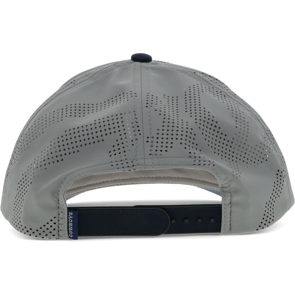 Dallas Cowboys HOOey D Logo Trucker Adjustable Hat - White Hats
