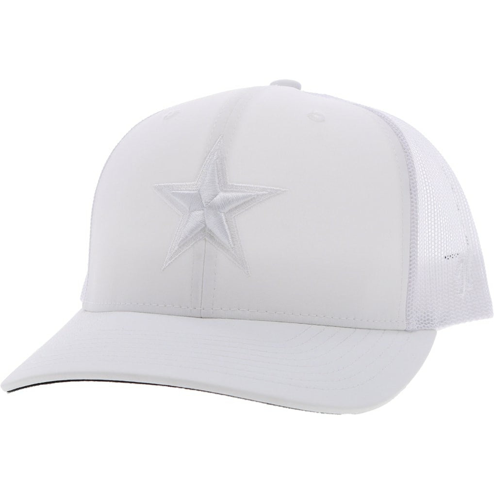 Dallas Cowboys HOOey Star Trucker Snapback Hat - White Hats
