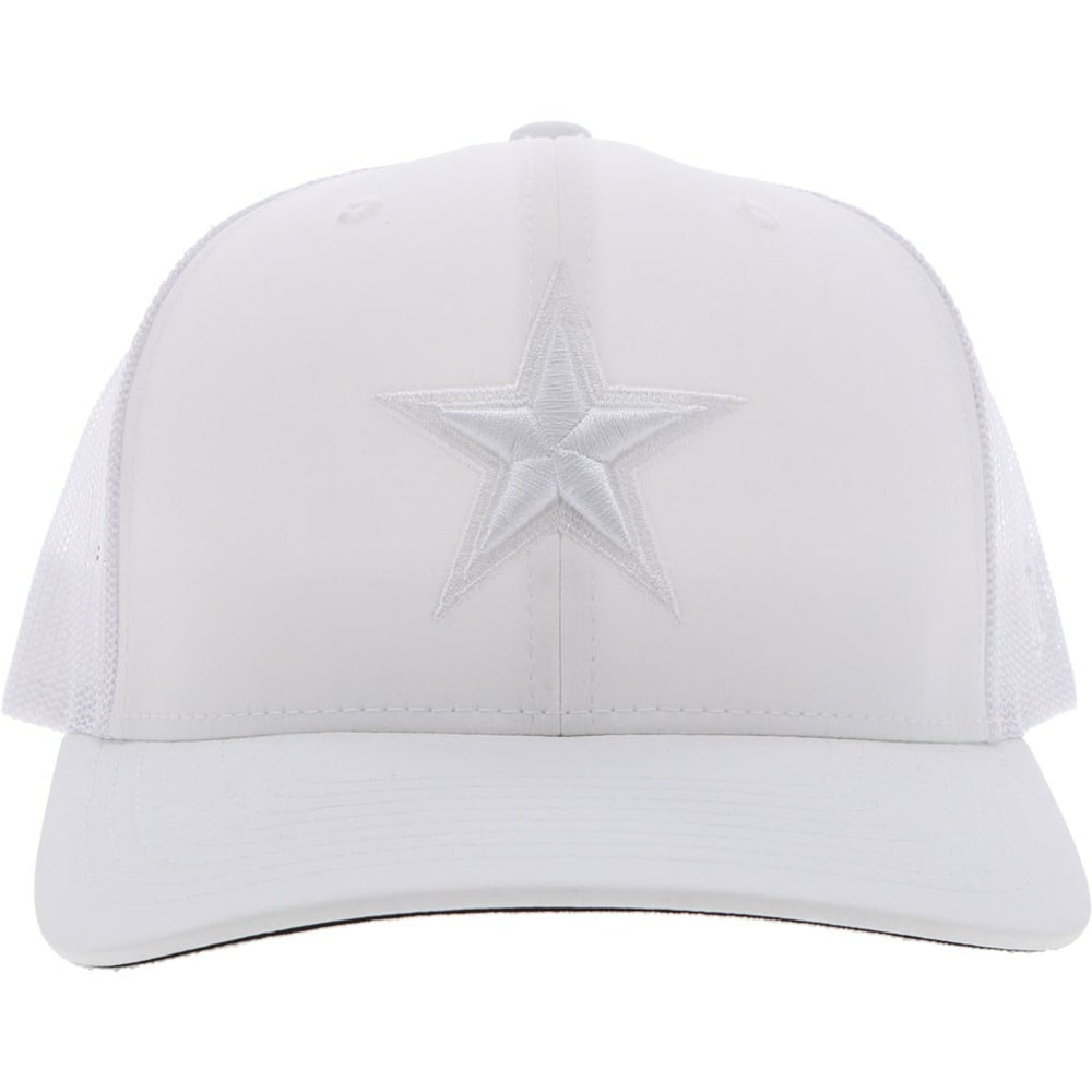Dallas Cowboys HOOey Star Trucker Snapback Hat - White Hats