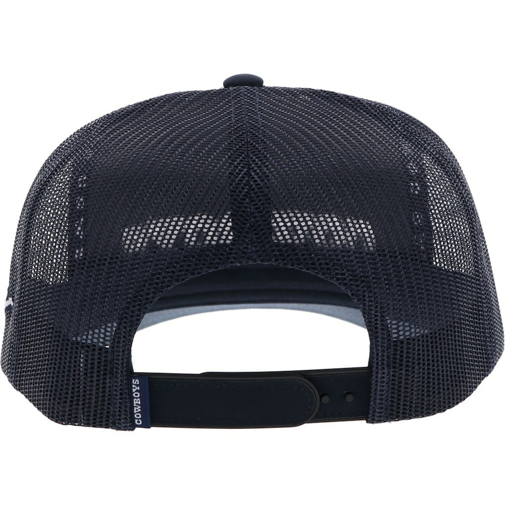 Dallas Cowboys HOOey Wordmark Rope Trucker Adjustable Hat - Navy Hats
