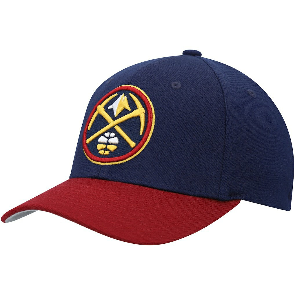 Denver Nuggets MVP Team Two-Tone 2.0 Stretch-Snapback Hat Navy/Red - Mitchell & Ness