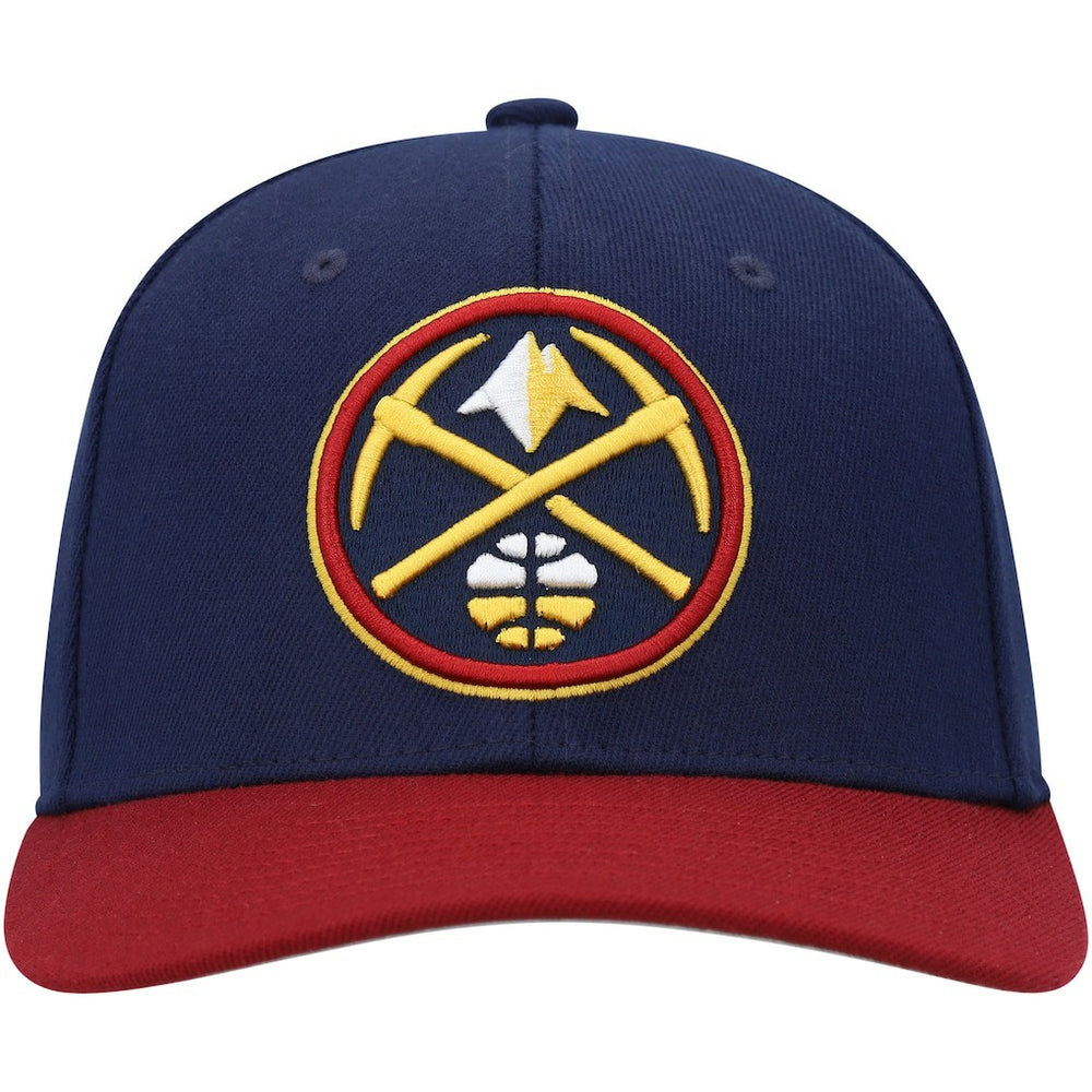 Denver Nuggets MVP Team Two-Tone 2.0 Stretch-Snapback Hat Navy/Red - Mitchell & Ness