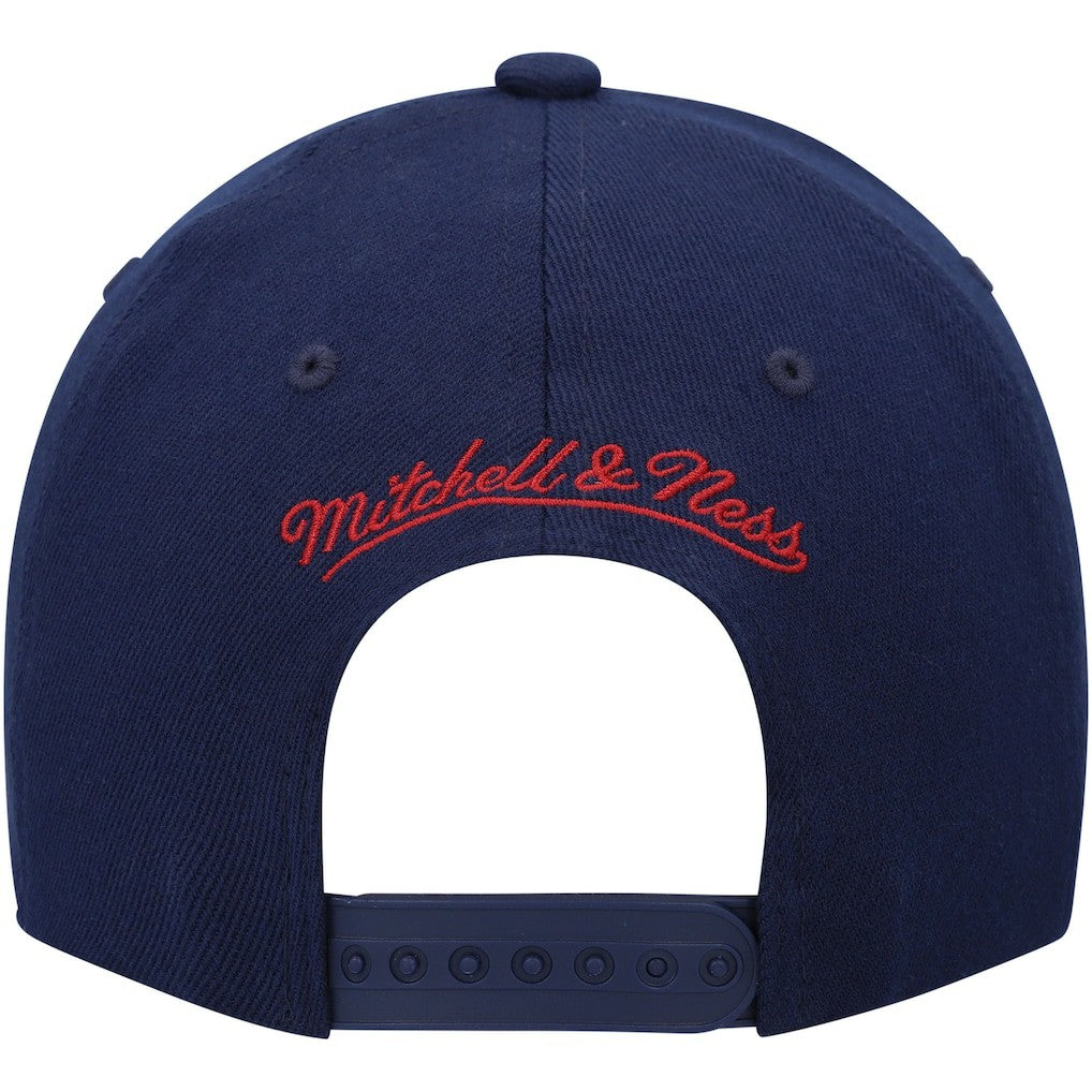 Denver Nuggets MVP Team Two-Tone 2.0 Stretch-Snapback Hat Navy/Red - Mitchell & Ness
