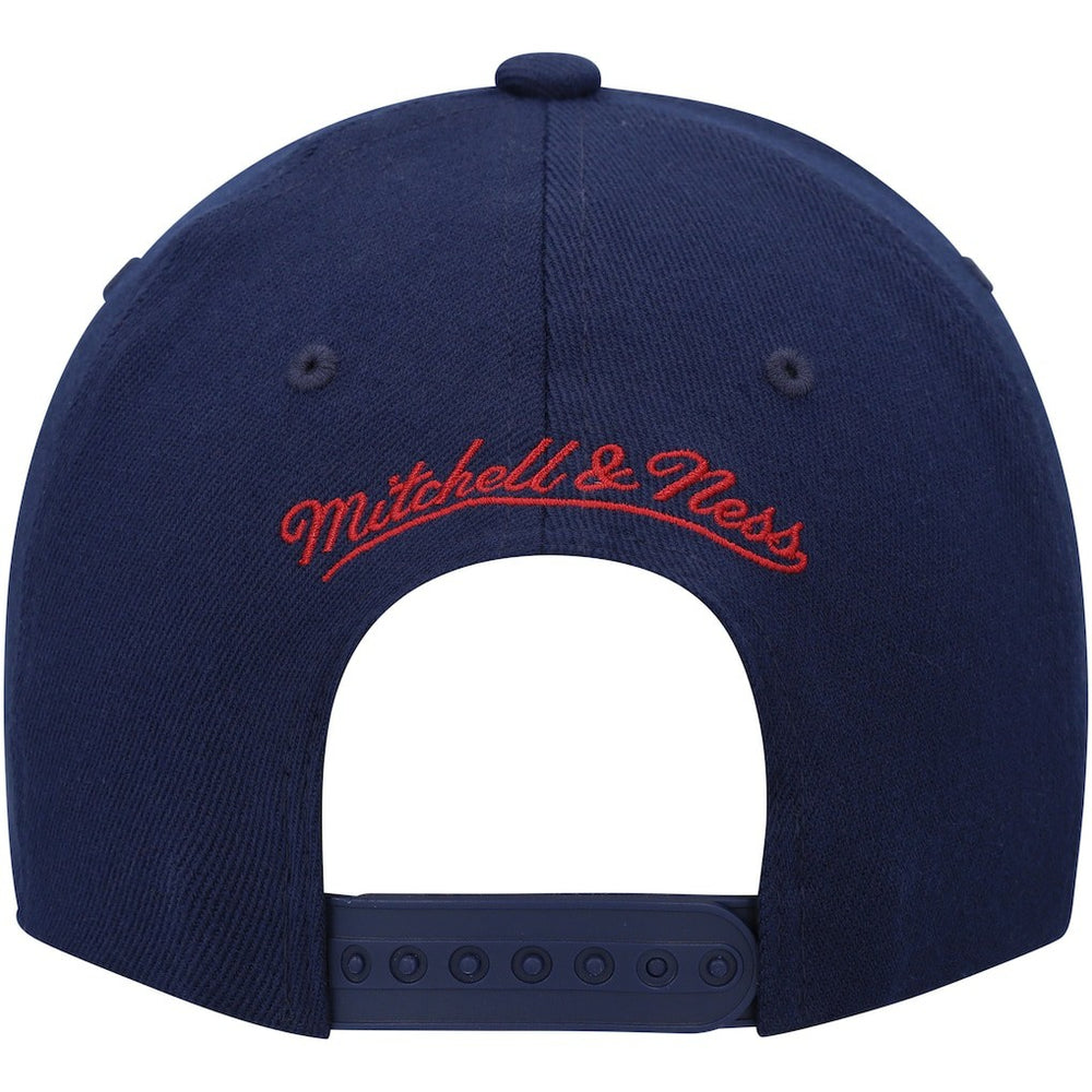 Denver Nuggets MVP Team Two-Tone 2.0 Stretch-Snapback Hat Navy/Red - Mitchell & Ness
