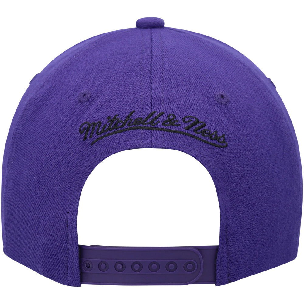 Sacramento Kings MVP Team Two-Tone 2.0 Stretch-Snapback Hat Purple/Black - Mitchell & Ness