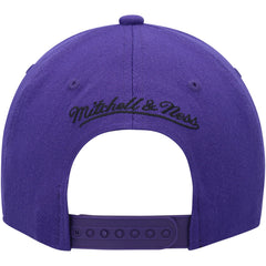 Sacramento Kings MVP Team Two-Tone 2.0 Stretch-Snapback Hat Purple/Black - Mitchell & Ness