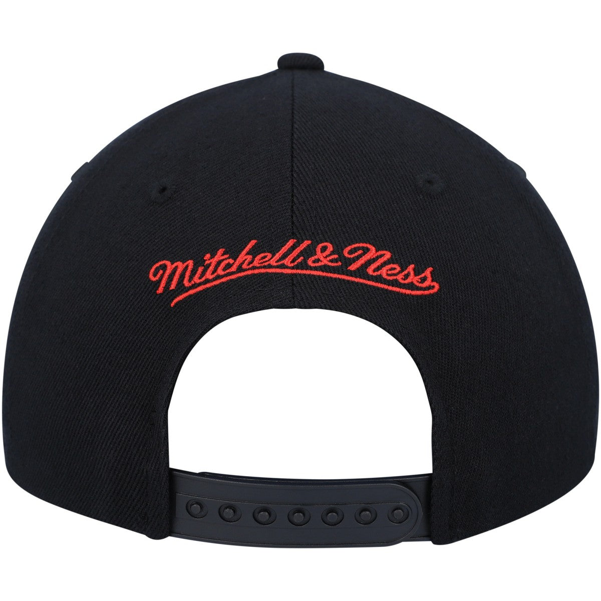 Toronto Raptors MVP Team Two-Tone 2.0 Stretch-Snapback Hat Black/Red - Mitchell & Ness