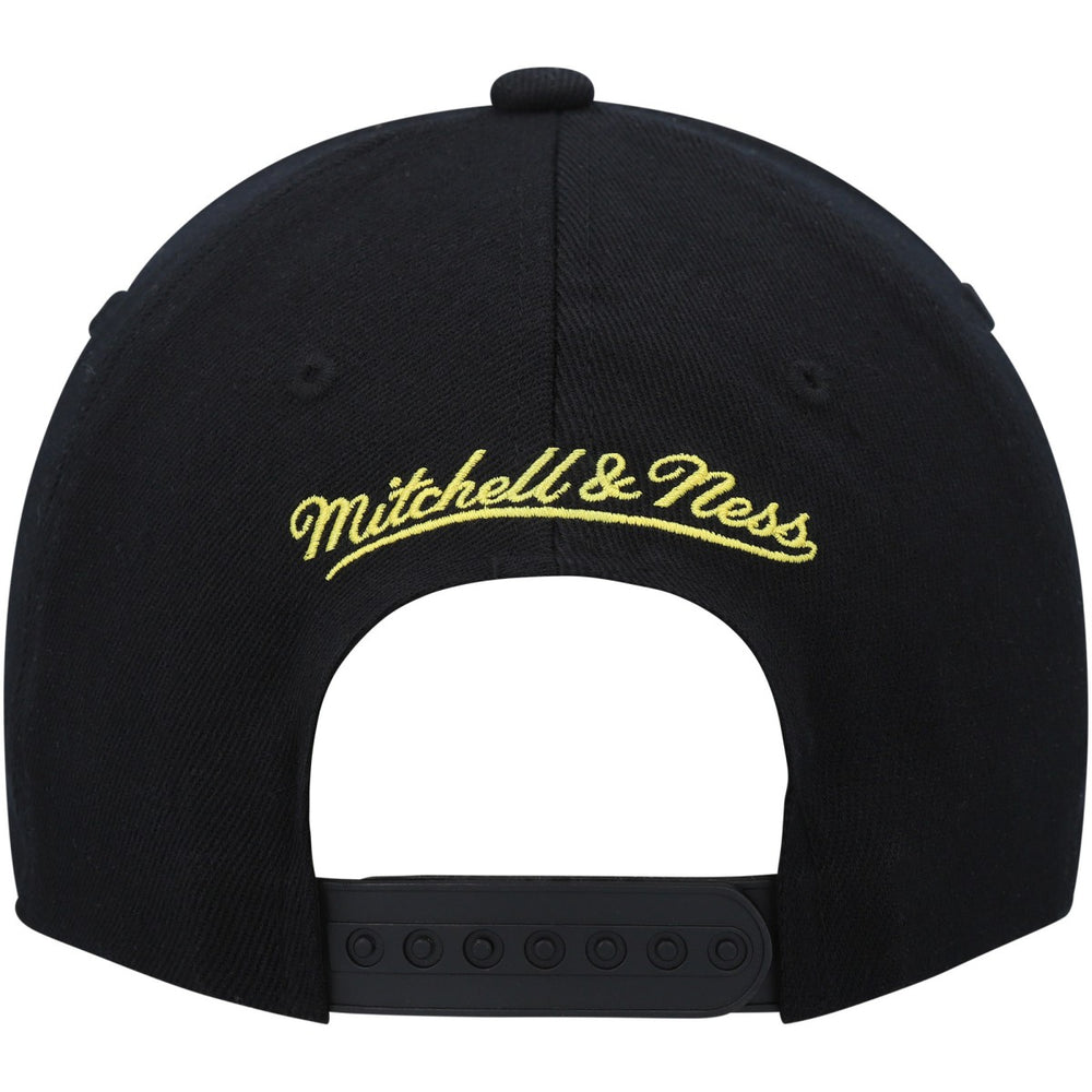 Utah Jazz MVP Team Two-Tone 2.0 Stretch-Snapback Hat Black/Gold - Mitchell & Ness