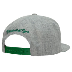 Boston Celtics Hardwood Classics 2.0 Snapback Hat Heather Gray - Mitchell & Ness