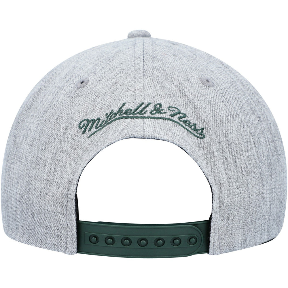 Milwaukee Bucks Hardwood Classics 2.0 Snapback Hat Heather Gray - Mitchell & Ness