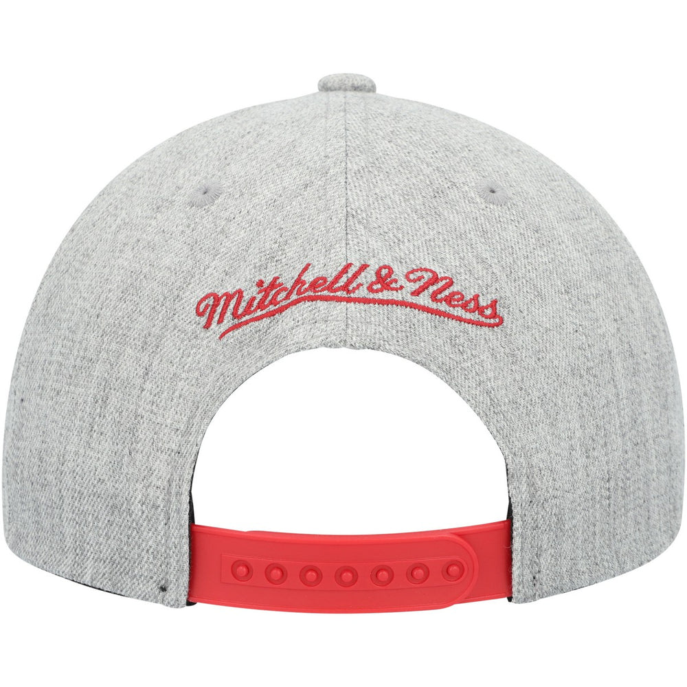 Miami Heat Hardwood Classics 2.0 Snapback Hat Heather Gray - Mitchell & Ness