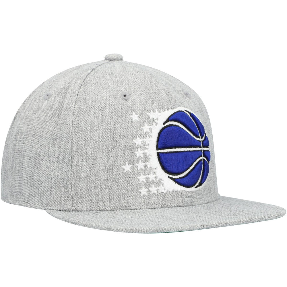 Orlando Magic Hardwood Classics 2.0 Snapback Hat Heather Gray - Mitchell & Ness