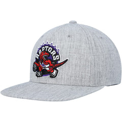 Toronto Raptors Hardwood Classics 2.0 Snapback Hat Heather Gray - Mitchell & Ness