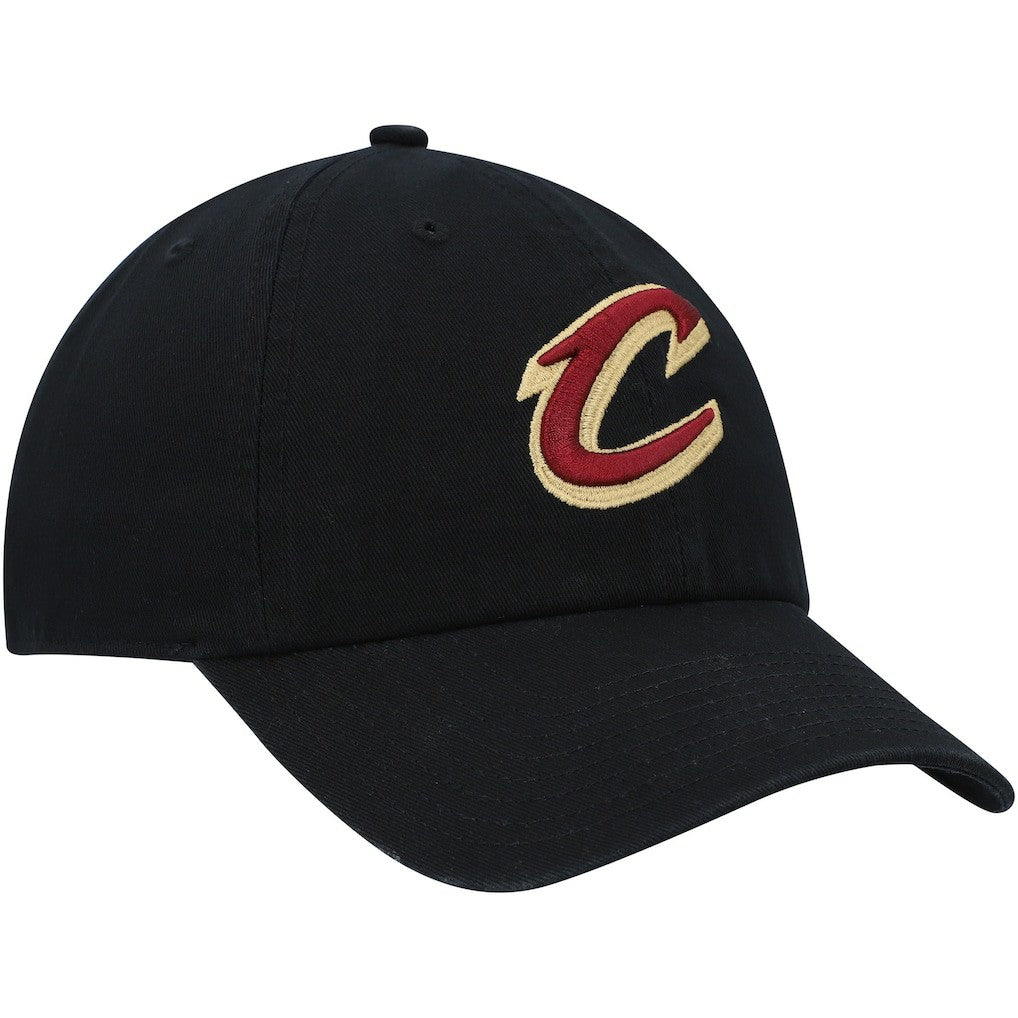 Cleveland Cavaliers '47 Core Logo Clean Up Adjustable Hat Black - 47 brand