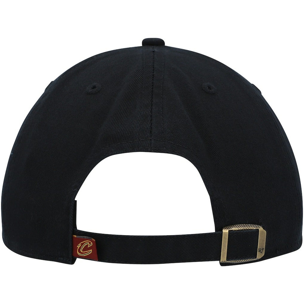 Cleveland Cavaliers '47 Core Logo Clean Up Adjustable Hat Black - 47 brand