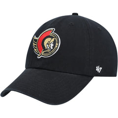Ottawa Senators '47 Clean Up Adjustable Hat - Black | US 200022606