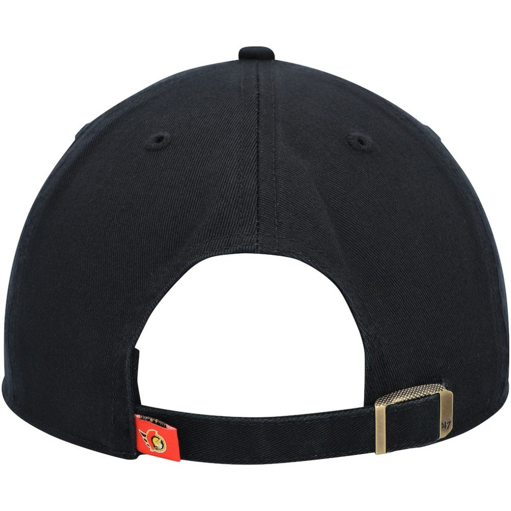 Ottawa Senators '47 Clean Up Adjustable Hat - Black | US 200022606