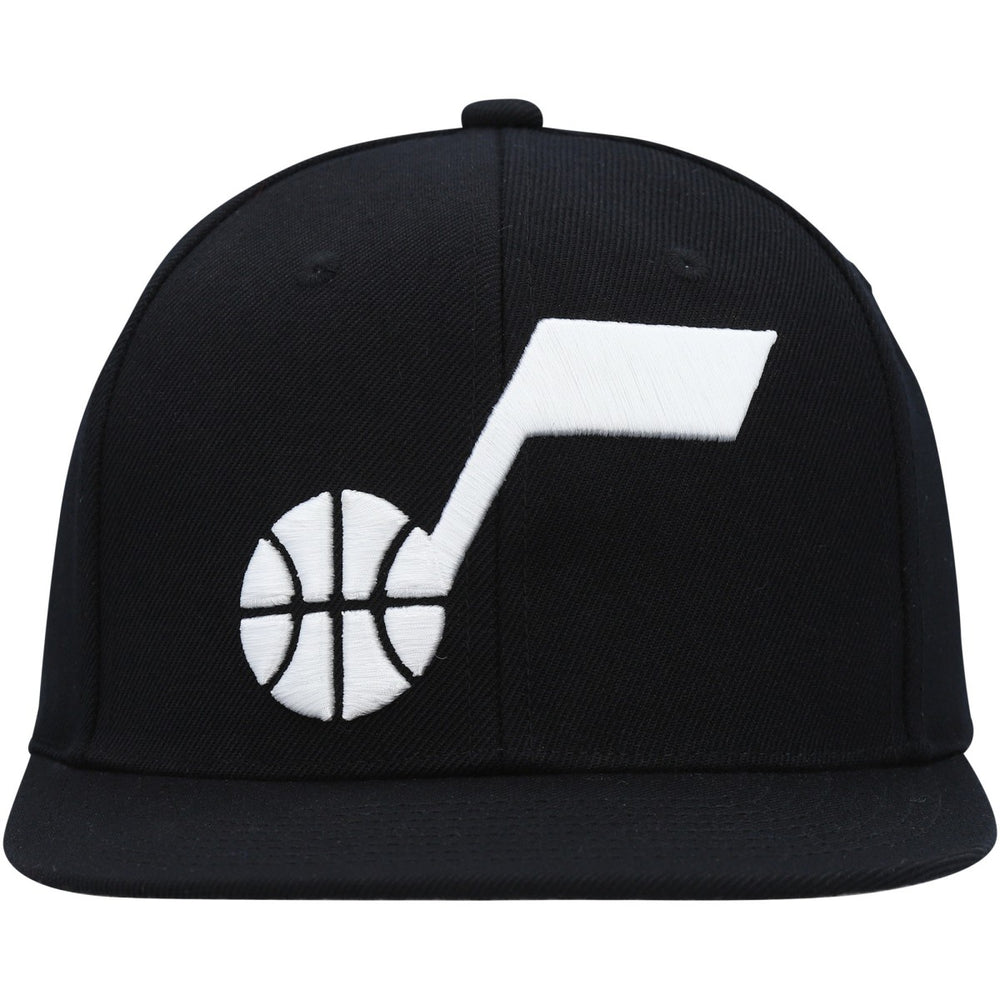 Utah Jazz Ground 2.0 Snapback Hat Black - Mitchell & Ness