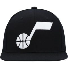 Utah Jazz Ground 2.0 Snapback Hat Black - Mitchell & Ness