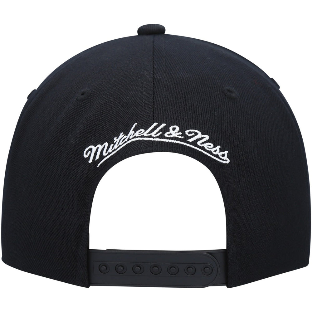 Utah Jazz Hardwood Classics Script 2.0 Snapback Hat Black - Mitchell & Ness