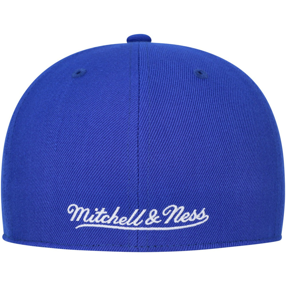New York Knicks Hardwood Classics MVP Team Ground 2.0 Fitted Hat Blue - Mitchell & Ness