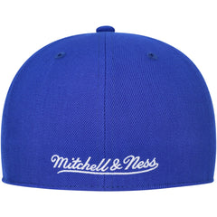 New York Knicks Hardwood Classics MVP Team Ground 2.0 Fitted Hat Blue - Mitchell & Ness