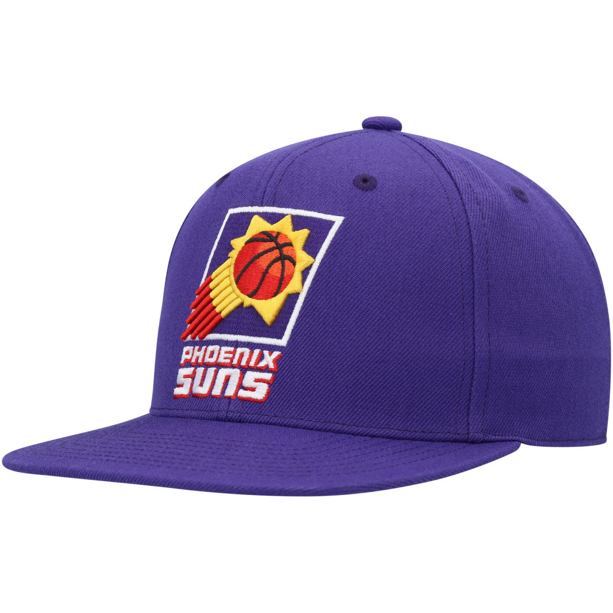 Phoenix Suns Hardwood Classics MVP Team Ground 2.0 Fitted Hat Purple - Mitchell & Ness outlet