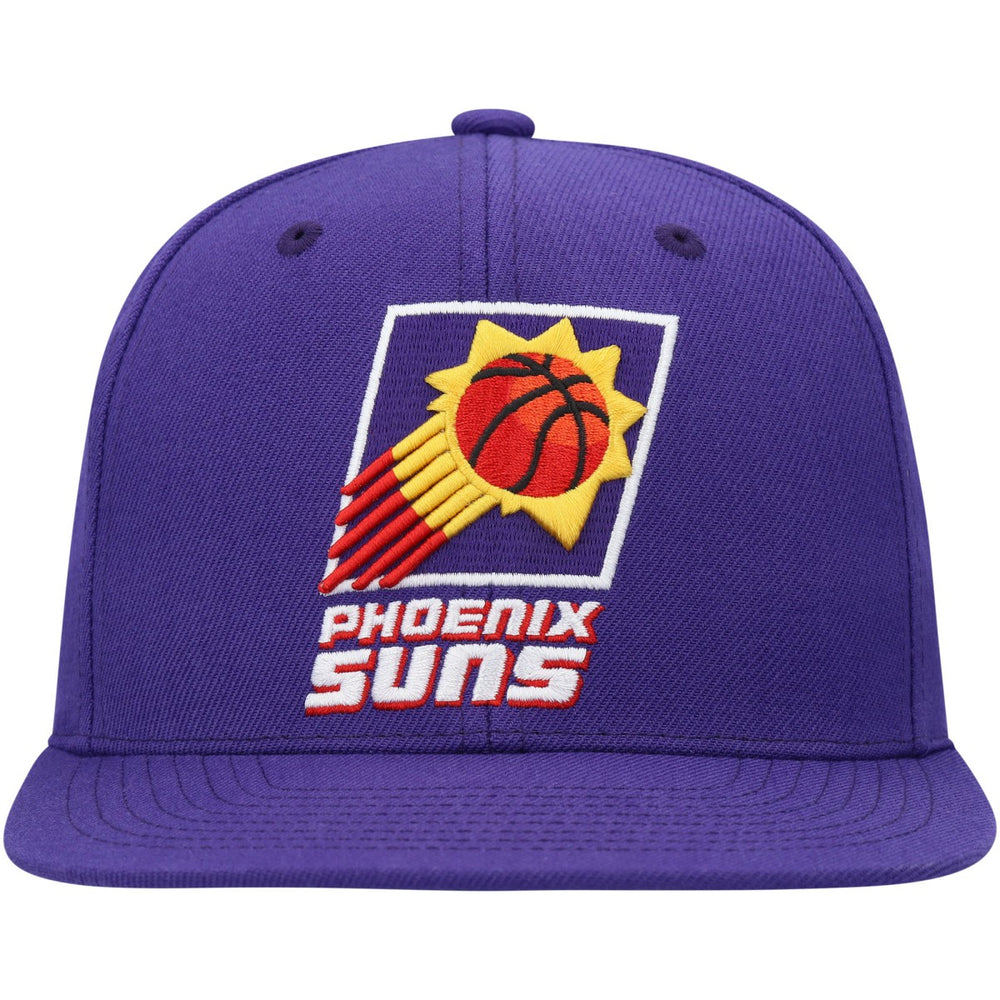 Phoenix Suns Hardwood Classics MVP Team Ground 2.0 Fitted Hat Purple - Mitchell & Ness outlet