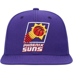 Phoenix Suns Hardwood Classics MVP Team Ground 2.0 Fitted Hat Purple - Mitchell & Ness outlet