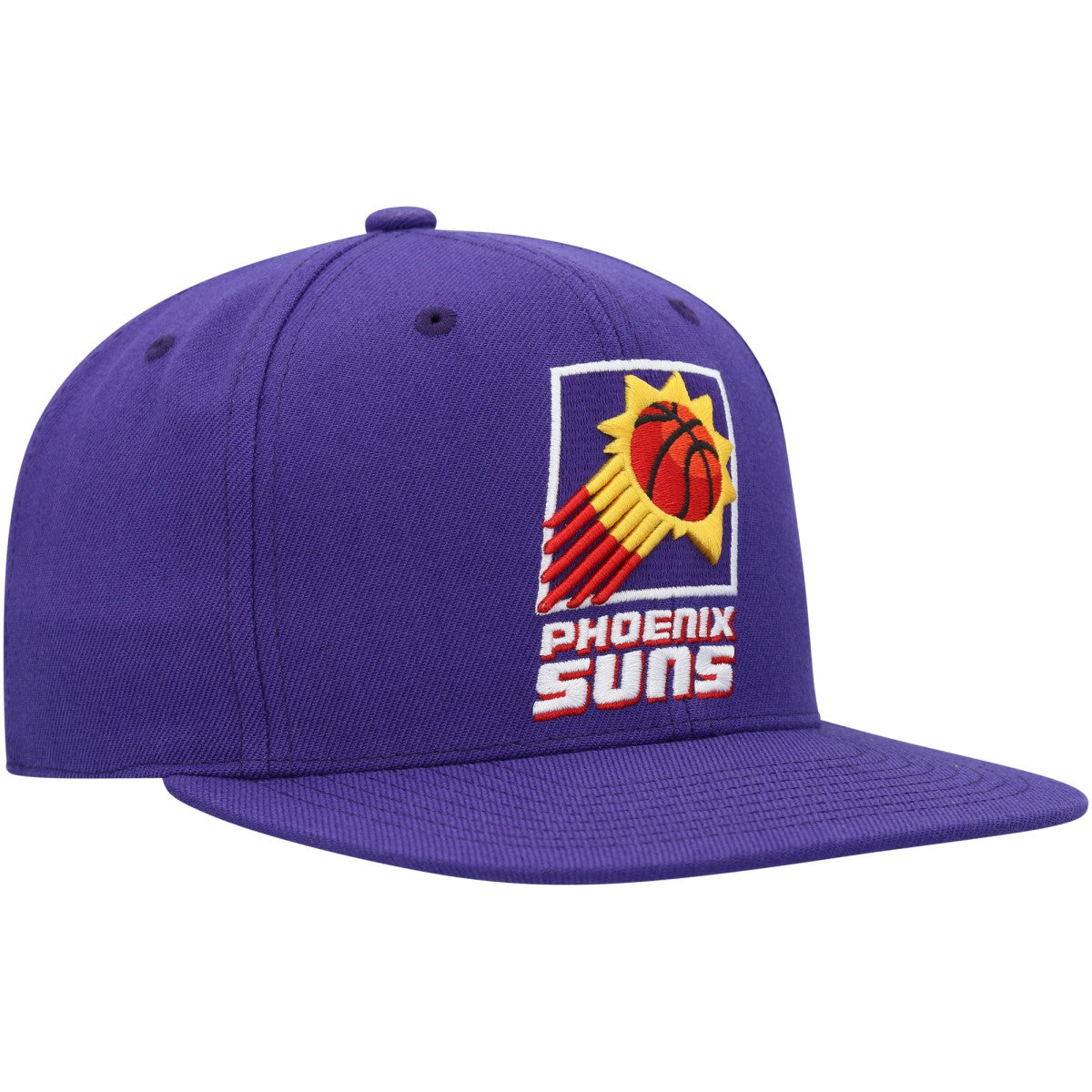 Phoenix Suns Hardwood Classics MVP Team Ground 2.0 Fitted Hat Purple - Mitchell & Ness outlet