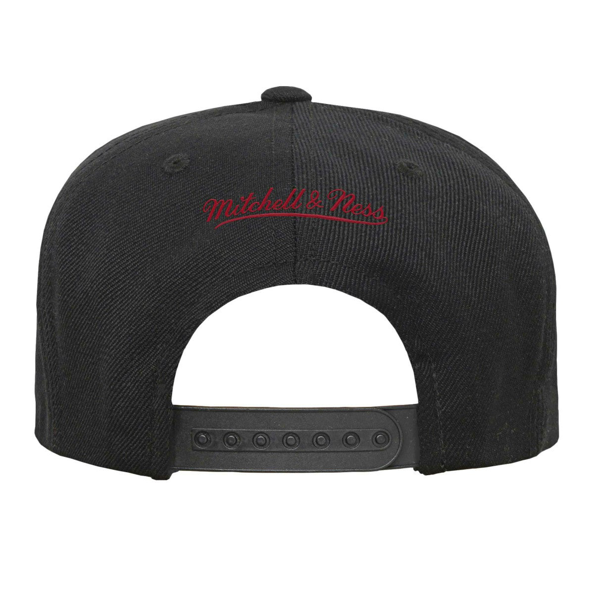 Miami Heat Youth Team Script Snapback Hat Black - Mitchell & Ness