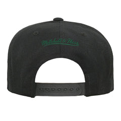 Dallas Mavericks Youth Team Script Snapback Hat Black - Mitchell & Ness