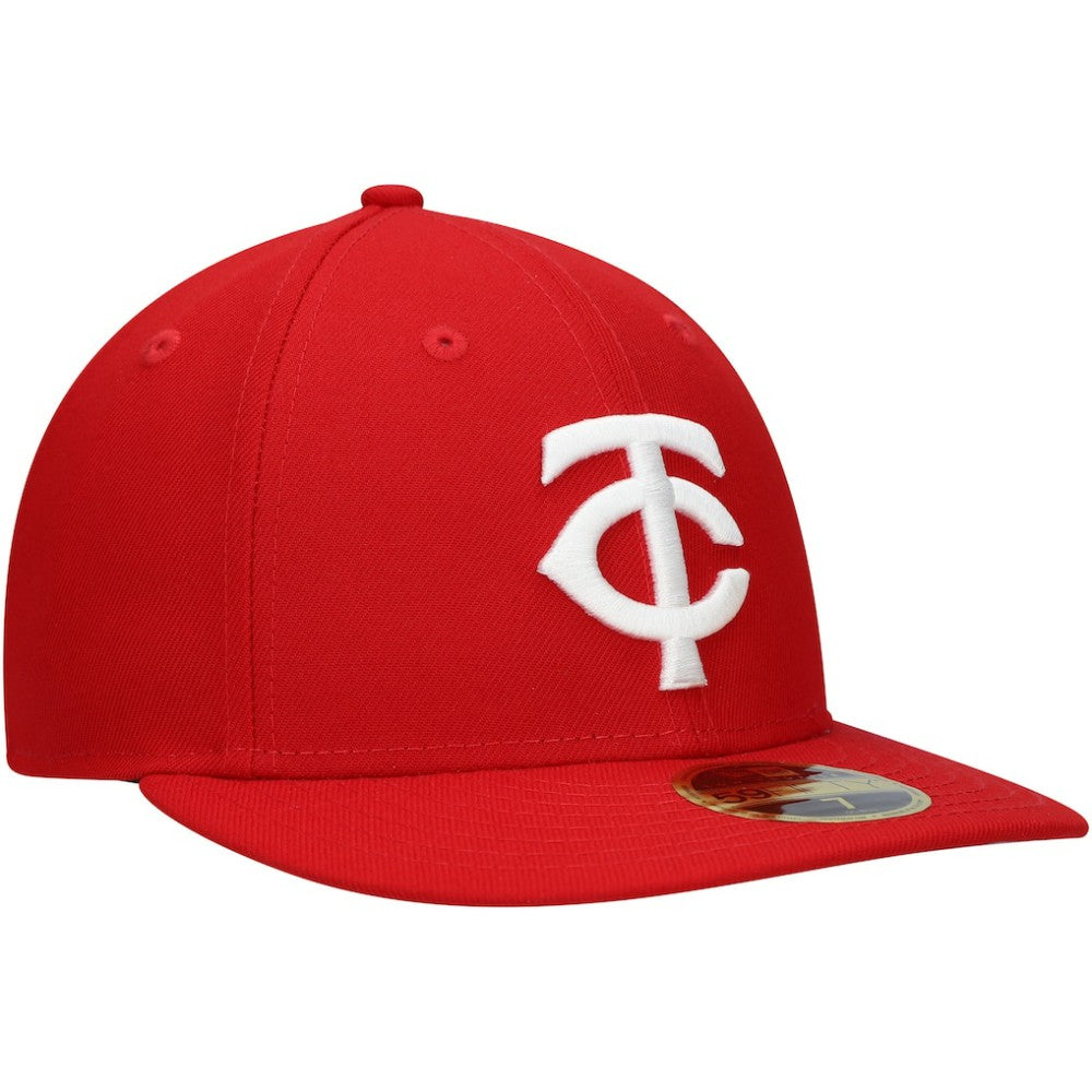Minnesota Twins New Era Low Profile 59FIFTY Fitted Hat - Scarlet Hats