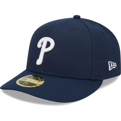 Philadelphia Phillies New Era Oceanside Low Profile 59FIFTY Fitted Hat - Navy Hats
