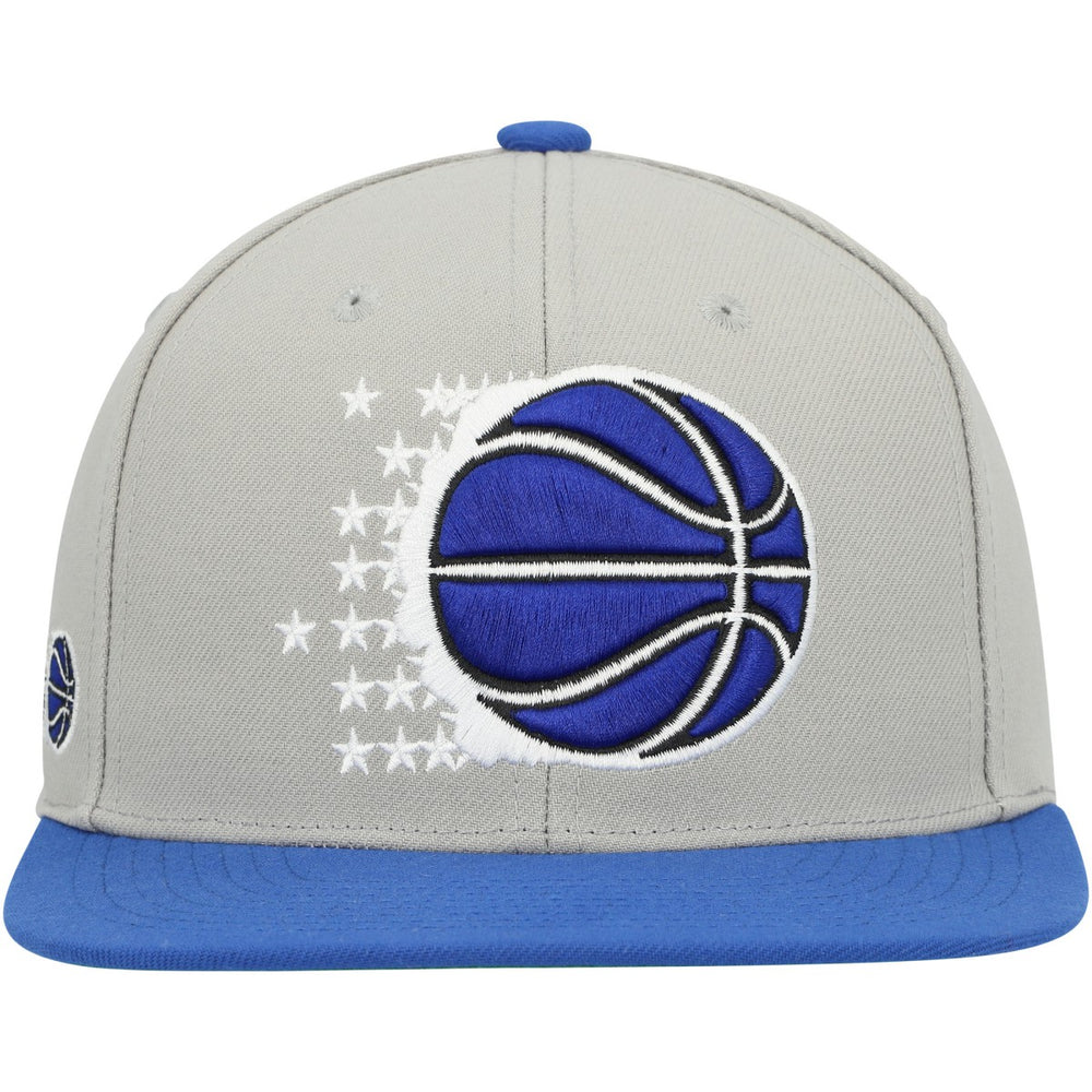 Orlando Magic Hardwood Classics Essentials 2.0 Snapback Hat Gray/Blue - Mitchell & Ness outlet