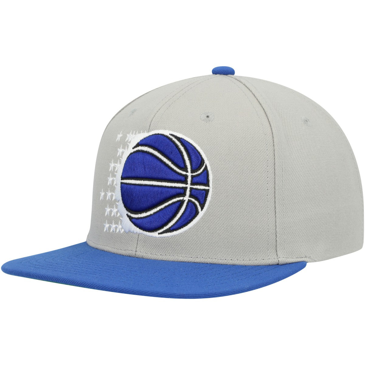 Orlando Magic Hardwood Classics Essentials 2.0 Snapback Hat Gray/Blue - Mitchell & Ness outlet