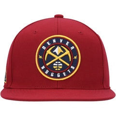 Denver Nuggets Side Core 2.0 Snapback Hat Red - Mitchell & Ness