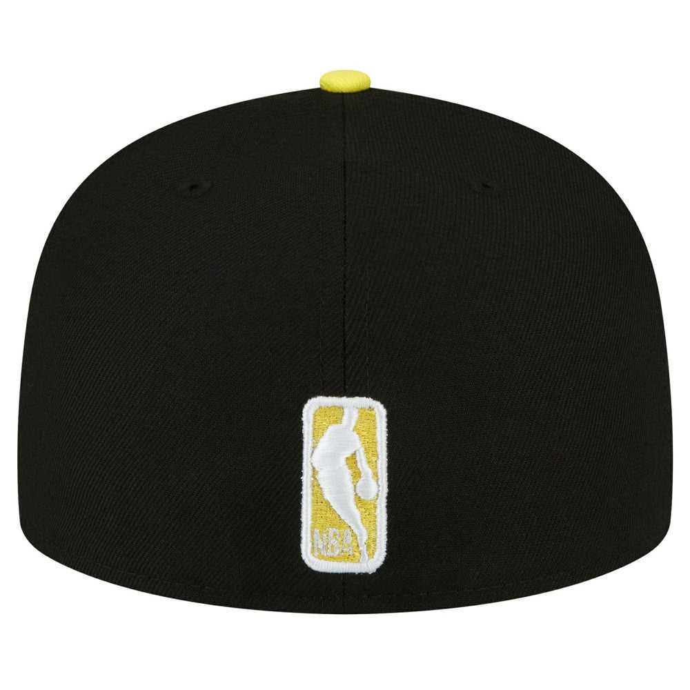 Utah Jazz 2-Tone 59FIFTY Fitted Hat Black/Yellow - New Era