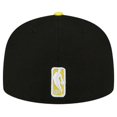 Utah Jazz 2-Tone 59FIFTY Fitted Hat Black/Yellow - New Era