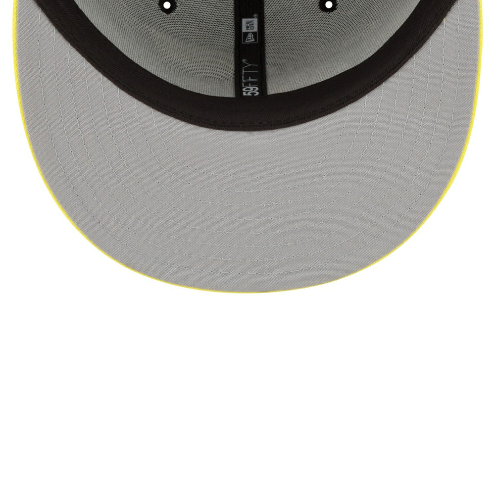 Utah Jazz 2-Tone 59FIFTY Fitted Hat Black/Yellow - New Era