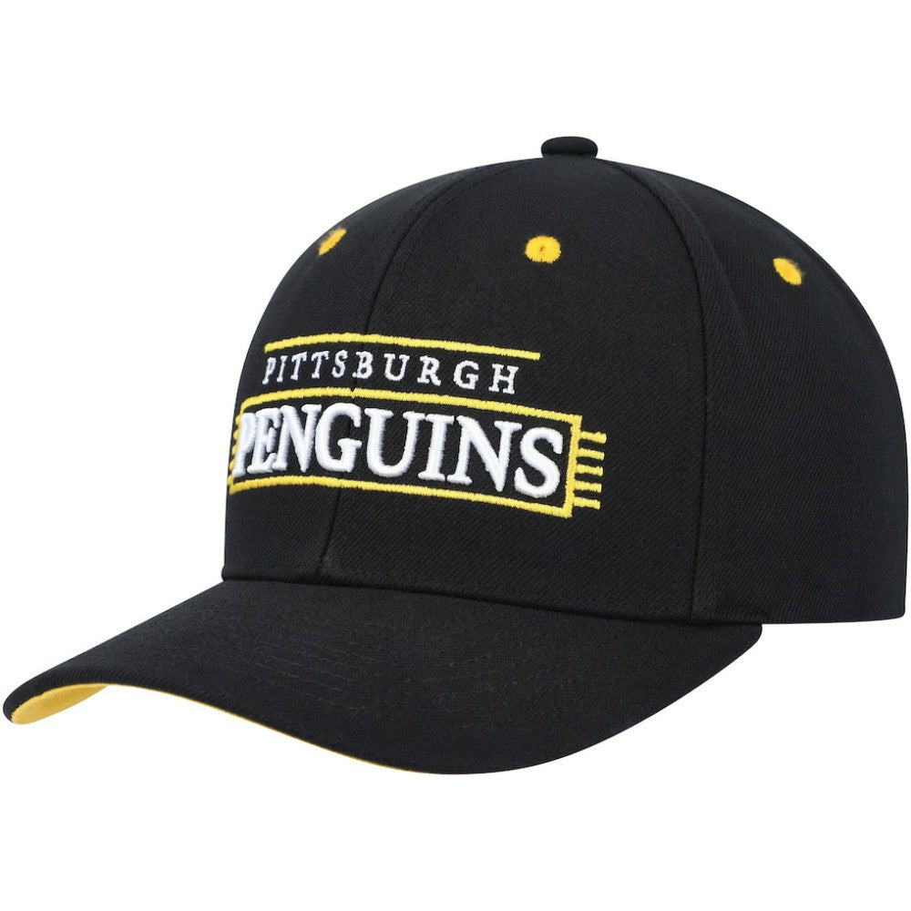 Pittsburgh Penguins Mitchell & Ness LOFI Pro Snapback Hat - Black | US 200023497