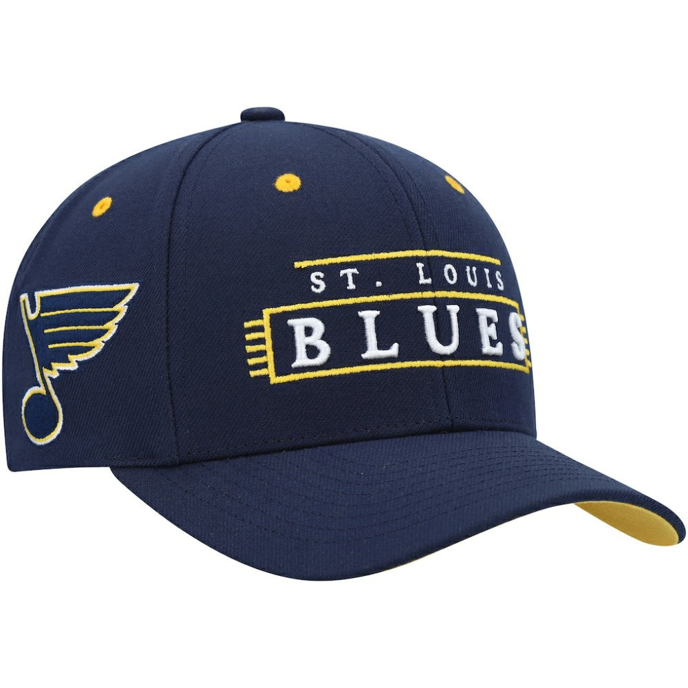 St. Louis Blues Mitchell & Ness LOFI Pro Snapback Hat - Navy | US 200023503