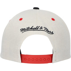 Philadelphia 76ers Hardwood Classics Pop Snapback Hat Cream - Mitchell & Ness